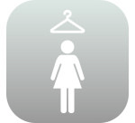 Plaque en Plexiglas PLEXI - Vestiaire Femme
