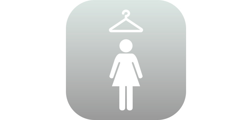 Plaque en Plexiglas PLEXI - Vestiaire Femme