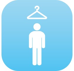 Plaque en Plexiglas PLEXI - Vestiaire Homme