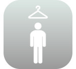 Plaque en Plexiglas PLEXI - Vestiaire Homme