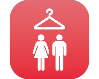 Plaque en Plexiglas PLEXI - Vestiaire Mixte