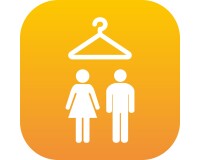 Plaque en Plexiglas PLEXI - Vestiaire Mixte