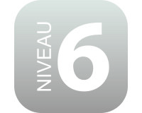 Plaque en Plexiglas PLEXI - Niveau 6  - Gris Clair