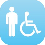 Plaque en drapeau PLEXI - Homme + PMR