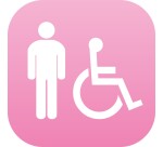 Plaque en drapeau PLEXI - Homme + PMR