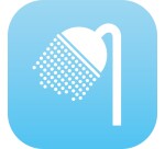 Plaque en drapeau PLEXI - Douche