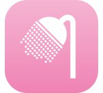 Plaque en drapeau PLEXI - Douche