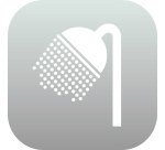 Plaque en drapeau PLEXI - Douche