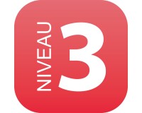 Plaque en drapeau PLEXI - Niveau 3