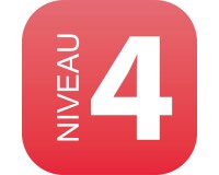 Plaque en drapeau PLEXI - Niveau 4