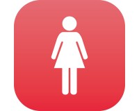 Plaque en drapeau PLEXI - Femme