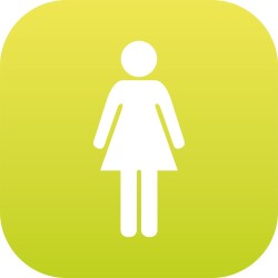 Plaque en drapeau PLEXI - Femme
