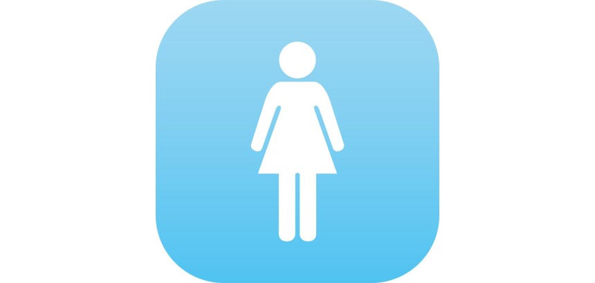 Plaque en drapeau PLEXI - Femme