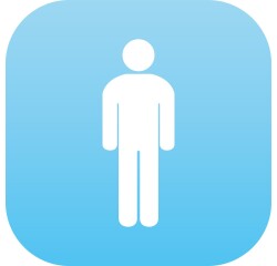 Plaque en drapeau PLEXI - Homme