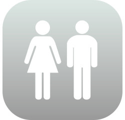 Plaque en drapeau PLEXI - Mixte