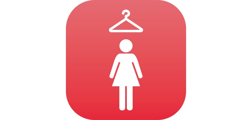 Plaque en drapeau PLEXI - Vestiaire Femme