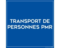 Plaque magnétique pour véhicule - Transport de PMR