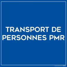 Plaque magnétique pour véhicule - Transport de PMR