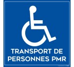 Plaque magnétique pour véhicule Transportant des personnes en situation de handicap