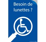 Stickers - Besoin de lunettes ? par 20