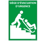 Panneau SIEGE EVACUATION