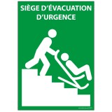 Panneau SIEGE EVACUATION