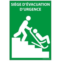 Panneau SIEGE EVACUATION