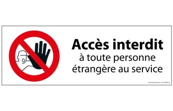 Panneaux pictogrammes