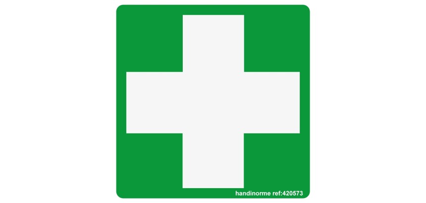 Panneau signalétique Premiers Secours - E003 - ISO 7001