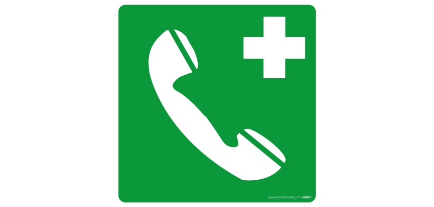 Panneau ISO EN 7010 - Téléphone d'urgence - E004