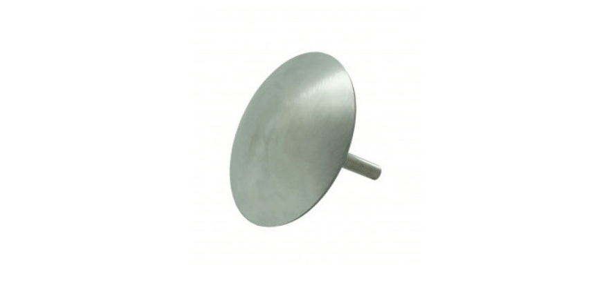 Clou de voirie bombé lisse en inox