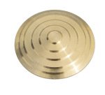 Plots podotactiles PODOKIT Laiton strié auto-adhésifs en plaques