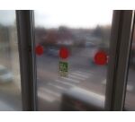 Ronds de Signalisation pour Surface vitrée par 60