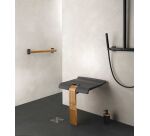 Barre d'appui droite WOOD 40 cm