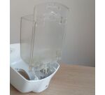 Distributeur de savon PUSH blanc