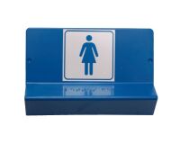 WC PMR - braille et gravure