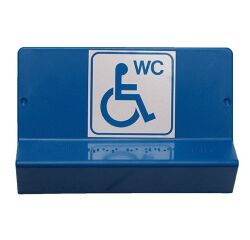 WC PMR - braille et gravure