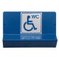 WC PMR - braille et gravure