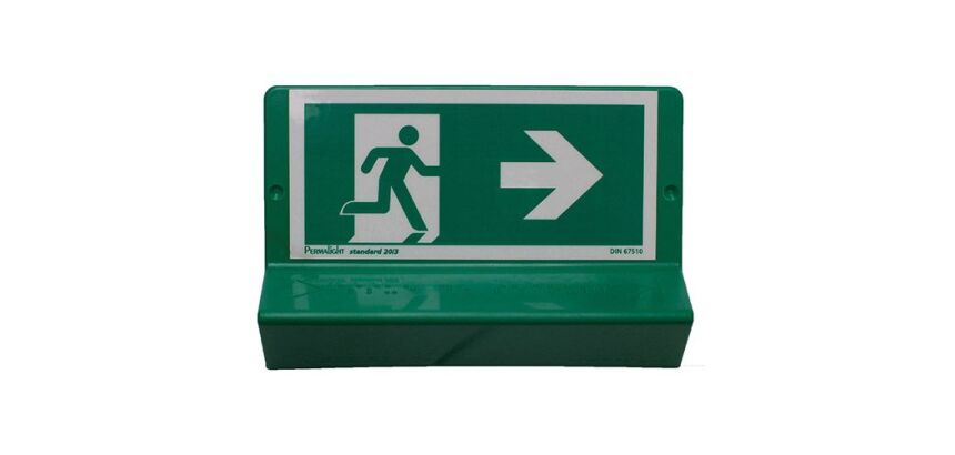 Issue de Secours - braille