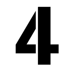 Pochoir adhésif réutilisable chiffres et lettres 30 cm