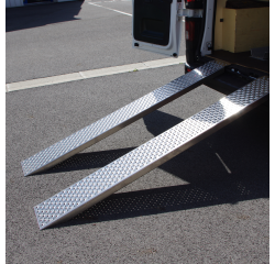 Paire de rampes de chargement en aluminium