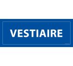 Plaque de porte VESTIAIRE