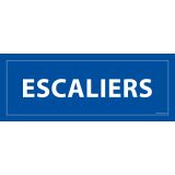 Plaque de porte ESCALIERS - 210 x 75 mm