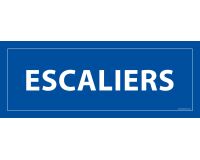 Plaque de porte ESCALIERS - 210 x 75 mm