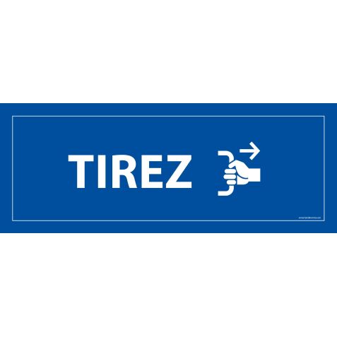 Panneau TIREZ - 210 x 75 mm