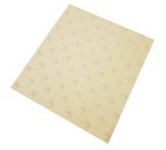Dalle podotactile COLOR WATELIN BEIGE 445x400 mm - polyuréthane - auto-Adhésive  - Beige