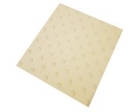 Dalle podotactile COLOR WATELIN BEIGE 445x400 mm - polyuréthane - auto-Adhésive  - Beige