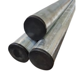 Poteau Rond en Acier Galvanisé Ø60 mm