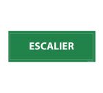 Plaque de porte Evacuation par Escalier
