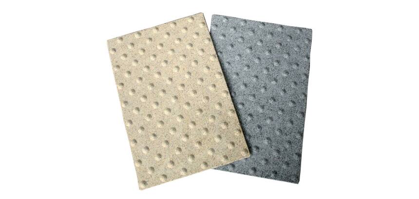 Dalle podotactile Granité - A coller - 400 x 600 mm - extérieur